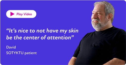 Real SOTYKTU® patient, David, shares his story with SOTYKTU®, an oral medication for moderate to severe plaque psoriasis.